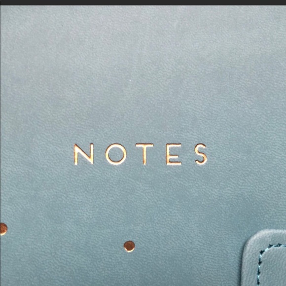 New Teal 6”X9” Faux Leather Blank Lined Page Journal With Magnetic Closure - Picture 3 of 8